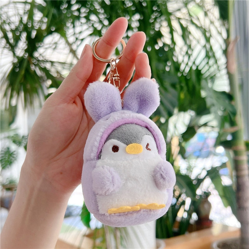 Cute Penguin Doll Keys Keychain Girls Kawaii Women Bag Accessories Creative