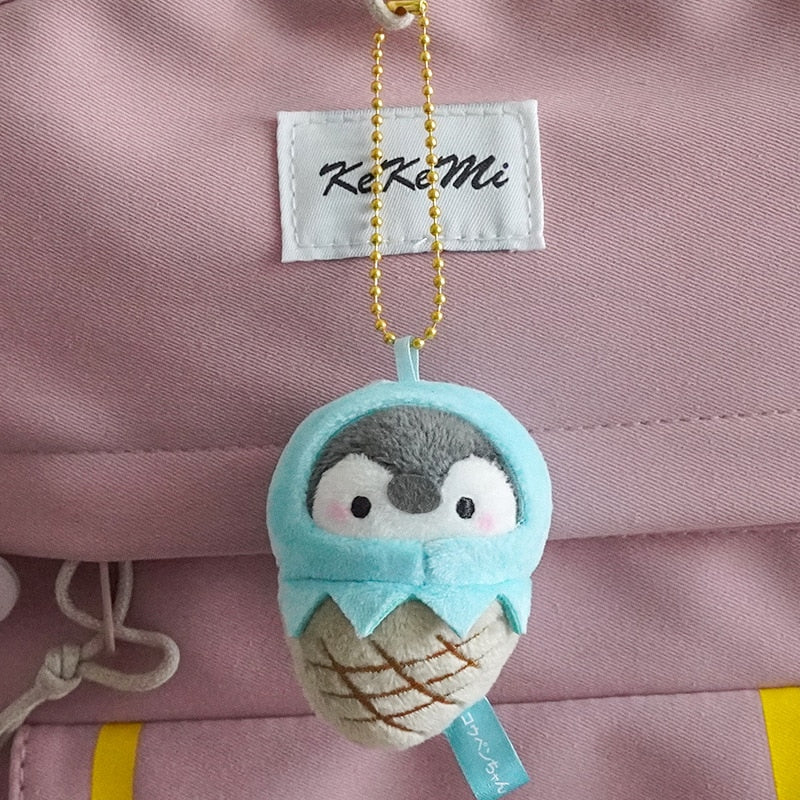 Cute Penguin Doll Keys Keychain Girls Kawaii Women Bag Accessories Creative