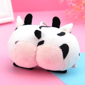 New Plush Cat Ass Keyring Cartoon Corgi Dog Ass Keychain