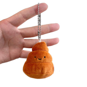 Fashion Mini Funny Poop Toilet Car Key Ring Chain Classic Fun Cute Tricky Prank Fridge Magnets Keychain Cute Creative Gift