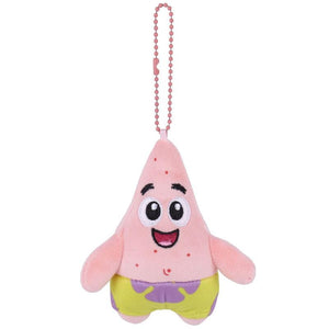 Kawaii Spongebobs Plush Backpack Keychain Toys  Bag Pendt Ornaments