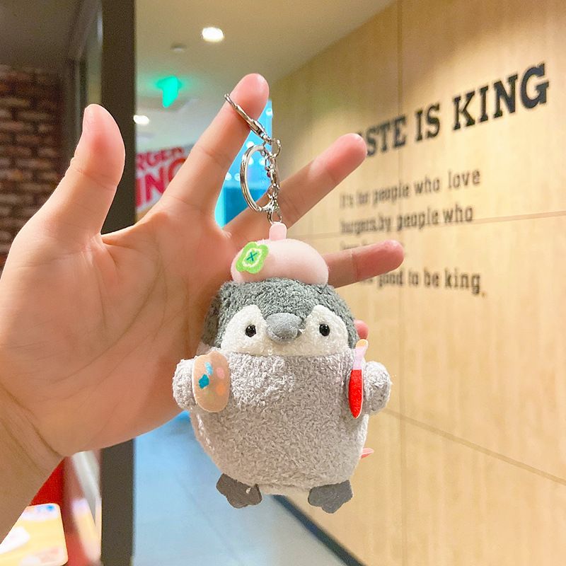 Cute Penguin Doll Keys Keychain Girls Kawaii Women Bag Accessories Creative