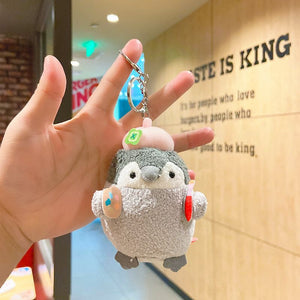 Cute Penguin Doll Keys Keychain Girls Kawaii Women Bag Accessories Creative