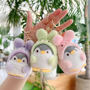 Cute Penguin Doll Keys Keychain Girls Kawaii Women Bag Accessories Creative